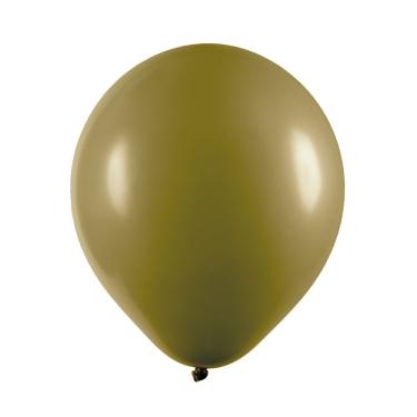 Imagem de Balão De Látex Verde Oliva - 7 Polegadas - 50 Unidades