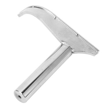 Imagem de J Descanso de ferramentas de torno curvado, haste de aço endurecido de 25 mm, topo arredondado liso para torneamento de tigela de madeira