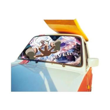 Imagem de Luffy Gear5 One Piece Personalizado Folha De Alumínio Para-brisa De Ca