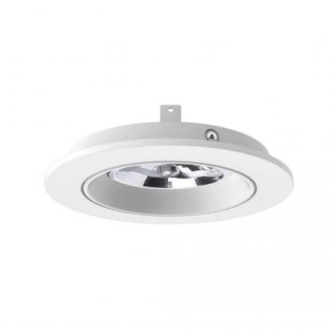 Imagem de Embutido Redondo Face Plana AR111 IL0160 Branco - Interlight