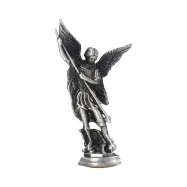 Imagem de Estatueta De Liga De Zinco Do Arcanjo São Miguel, Estátua Do Anjo Sagr