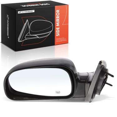 Imagem de A-Premium Espelho retrovisor elétrico do lado do motorista compatível com Hyundai Santa Fe 2005-2006 - Espelho retrovisor externo dobrável preto aquecido