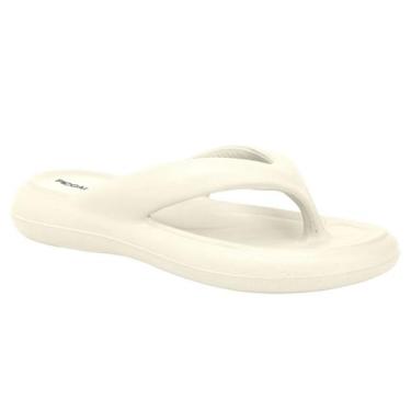 Imagem de Chinelo Feminino Ortopédico Nuvem Marshmallow Piccadilly Macio, Off wh