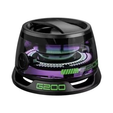 Imagem de Caixa De Som Bluetooth RGB G200 BT5.3 Mini Com Suporte Para Telefone E