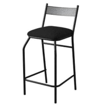 Imagem de Banqueta Gourmet Para Bancada Ou Cozinha Ibiza material sintético Pret