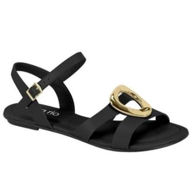 Imagem de Sandália Rasteira Feminina Napa Preto Beira Rio 8367.872-Feminino