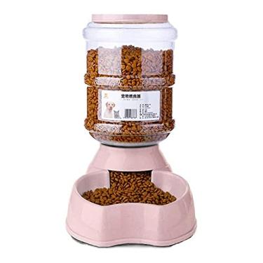 Imagem de Dispensador 3,8 L Alimentadores automáticos para gatos de grande capacidade para gatos Fonte de água de plástico para cães Tigelas de alimentação de gatos Dispensador de água de alimentação