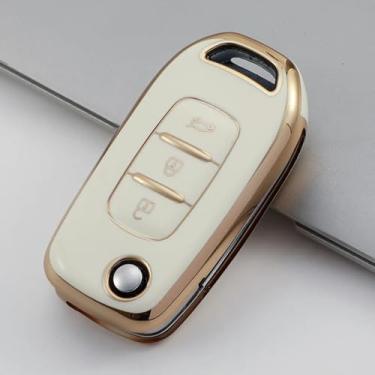 Imagem de SCurti Capa de chave de carro para Re/Nault Megane Clio Captur Kangoo capa para chave de carro capa protetora de chave de carro acessórios de carro
