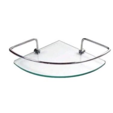 Imagem de Porta Shampoo De Canto Com Vidro incolor Para Banheiro - Nitro