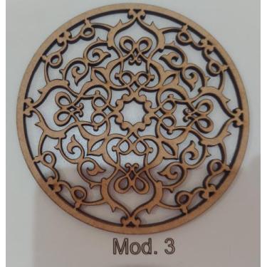 Imagem de Mandala mod.3 MDF cru - Arte telas Brasil, M