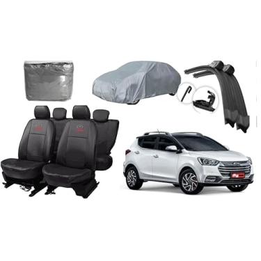 Imagem de Capa de couro +Capa de cobrir + Limpador de para - brisa - T40 18-24