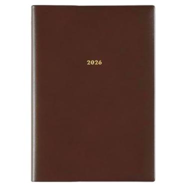 Imagem de Agenda Greeting Life Moments 2026 A5 Weekly Softcover Vertical Marrom CD-1415-HT (começa em dezembro de 2025)