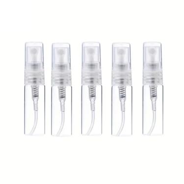 Imagem de Atomizador de perfume recarregável Fine Mist, adequado para uso em viagens em um tamanho compacto, transparente, plástico, S