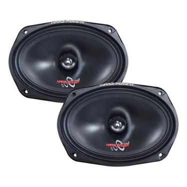 Imagem de Par alto falante hard power woofer hp 280mb 6x9 polegadas 280w rms 4 o