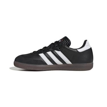 Imagem de adidas tênis samba indoor, preto/branco/goma, 5 us unissex garotão