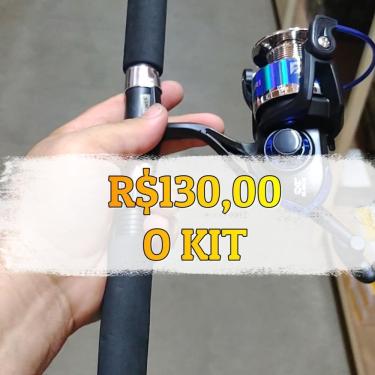 Imagem de Vara Cosmo 1,50m Com Molinete Fatal Maruri Cor Verde