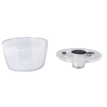 Imagem de Mingzhe Arruela Vegetal e Secadora de Salada Transparente de Grande Capacidade (Pequeno comprimento das costas: 35-65cm/13,78)