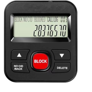 Imagem de iSoHo Phones - Pacote bloqueador de chamadas fixas de 5 peças – Bloqueador de identificação de chamadas de spam, dispositivo de lista negra e acoplador de linha para chamadas residenciais sem spam