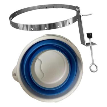 Imagem de Vaveren Balde para Bolas de Pingue-Pongue com Grande Capacidade, Portátil e, Ideal para Treinar e Praticar Tênis de Mesa.