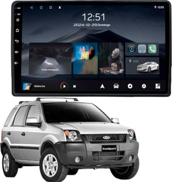 Imagem de Multimídia Adak 9P Fiesta 03 A 13 Ka 08 A 13 Ranger 94 A 12 2+64GB Quadcore Carplay Android Auto Gps