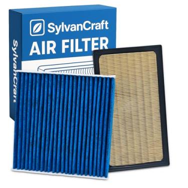 Imagem de Combo de filtro de ar para motor e cabine para Camry Hybird (2018-2025), RAV4 Hybrid (2019-2025), Sienna Venza (2021-2025), Highlander Hybrid (2020-2025), RAV4 Prime, Highlander/Grand (apenas para