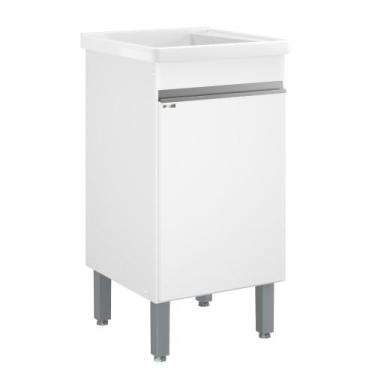 Imagem de Balcão para Lavanderia 1 Porta 40,2cm com Tanque Amélia AJ Rorato, Bra