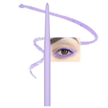 Imagem de Lápis delineador roxo claro para olhos, delineador de olhos roxo Vothree_browse-bin) Maquiagem à prova d'água à prova de manchas, delineador de gel colorido, delineador líquido para os olhos, batom