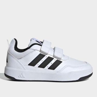 Imagem de Tênis Infantil Adidas Tensaur Sport 3.0, Branco, Preto, 33