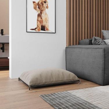 Imagem de Cama Caminha Pet Tati Para Raças Pequenas Conforto Para Cachorro E Gato Uso Diário - Bege