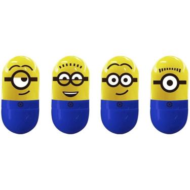 Imagem de Marca Texto Tris Minions com Base joão-bobo e Ponta para Destaque em Textos, Unidade Amarelo