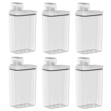 Imagem de 6x Dispenser Produtos de Limpeza 2,3 Litros OU Flow Branco