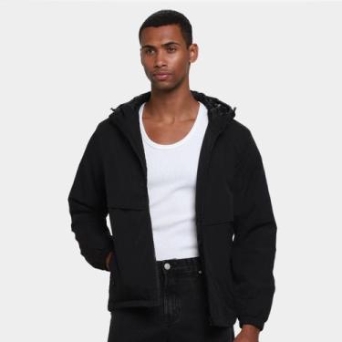 Imagem de Jaqueta Broken Rules Sarja Com Capuz Masculina, Preto, G