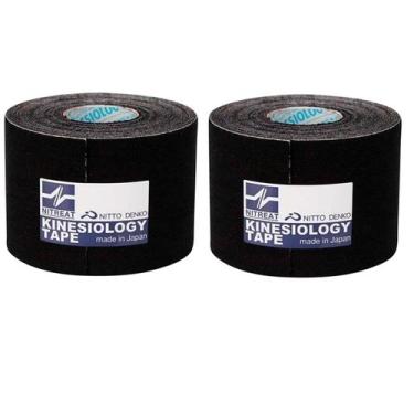 Imagem de Kit Kinesiology Tape Bandagem Elástica 5cmx5m 2 Unidades - Nitto Denko