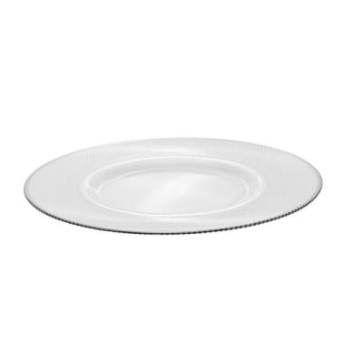 Imagem de Sousplat com Fio Prata Thin Edge 33cm Cristal Wolff