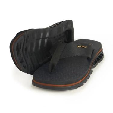 Imagem de Sandalia/chinelo kenner original rakka edição especial preto, Preto, 3