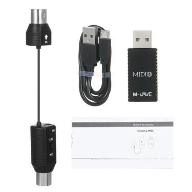 Imagem de M-VAVE MS1 Mini sistema adaptador MIDI sem fio Plug & Play/para transm