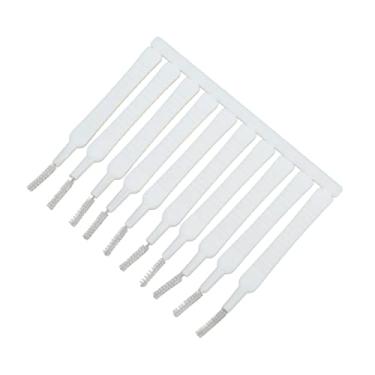 Imagem de 10 p?s mini escova de limpeza de cabe?a de chuveiro,¨¤ prova de arranh?es ¨¤ prova de deslizamento, pequeno orif¨ªcio fino de nylon, escova de limpeza de lacunas para teclado de banheiro, slot de t