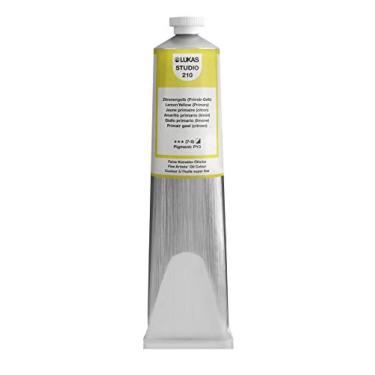 Imagem de Lukas Tintas a óleo Studio Artist – Tinta a óleo de alto pigmento feita com pasta natural para artistas, pintura, teoria da cor, presentes e muito mais! – [Amarelo limão (primário) – 200 ml]