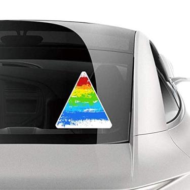 Imagem de DIYthinker Adesivo de carro LGBT arco-íris gay lésbica Stippling para motocicleta bicicleta bagagem decalque