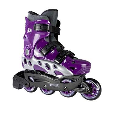 Imagem de Patins Inline Recreação Traxart Spectro Roxo - Abec-5-41