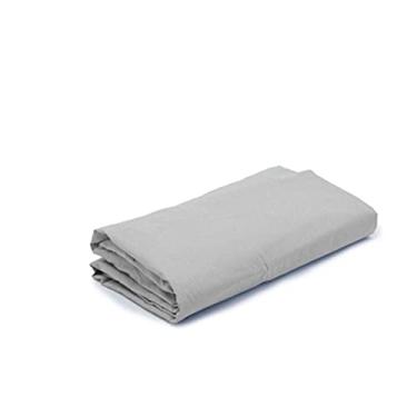 Imagem de Lençol de Elástico Avulso Berço Desmontável 70cm x 100cm x 15cm Cinza Arrumadinho Enxovais