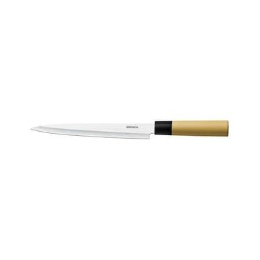 Imagem de Faca para Sushi e Sashimi Brinox Samurai em Aço Inox 2504/305 8,4"