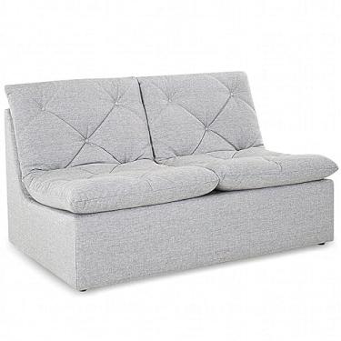 Imagem de Sofá de Linho 2 Lugares Herval Flora, Linho Cinza, 140 cm