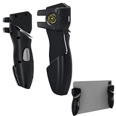 Imagem de HMHAMA Tablet Game Joystick Trigger Handle Game Controller Gamepad L1R1 Trigger Aim Button Six Finger Game Joystick Fits For ipad Android Tablet PUBG Game Accessories