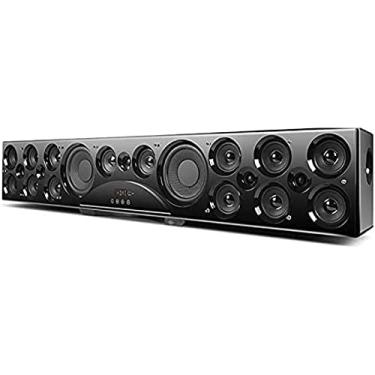 Imagem de Som de home theater 7.1, barra de som de 8 canais de 310 W, com subwoofer sem fio de 6,5", 2 alto-falantes surround traseiros, para som de home theater