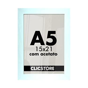 Imagem de Moldura A5 15x21Cm Com Acetato e Fundo (Branco)
