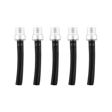 Imagem de PRO BAT Pacote com 5 unidades para tanque de combustível unidirecional, saída de ar, tampa de gás, ventilação de óleo, tubo de mangueira de respiro, tampa do tanque de gasolina, ventilação para