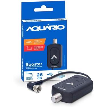 Imagem de Booster Amplificador Interno De Sinal De Tv Vhf/uhf/fm/hdtv - Aquario