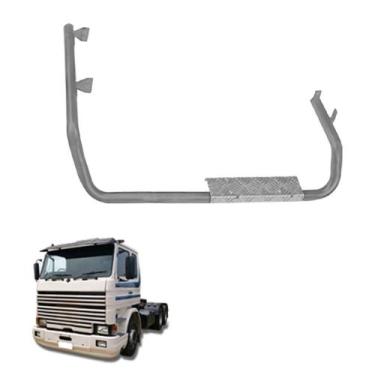 Imagem de Estribo Plataforma p Scania R 113 Caixa de Bateria Preto - Fabbof