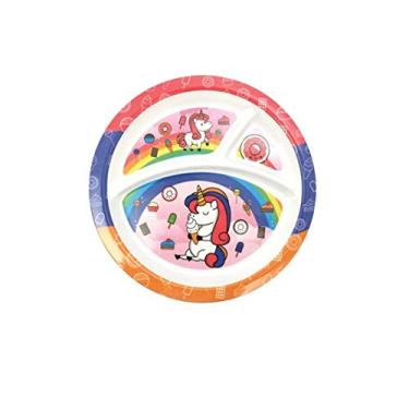 Imagem de Yangzi - Prato Melamina Infantil Redondo Yangzi Mfr1105